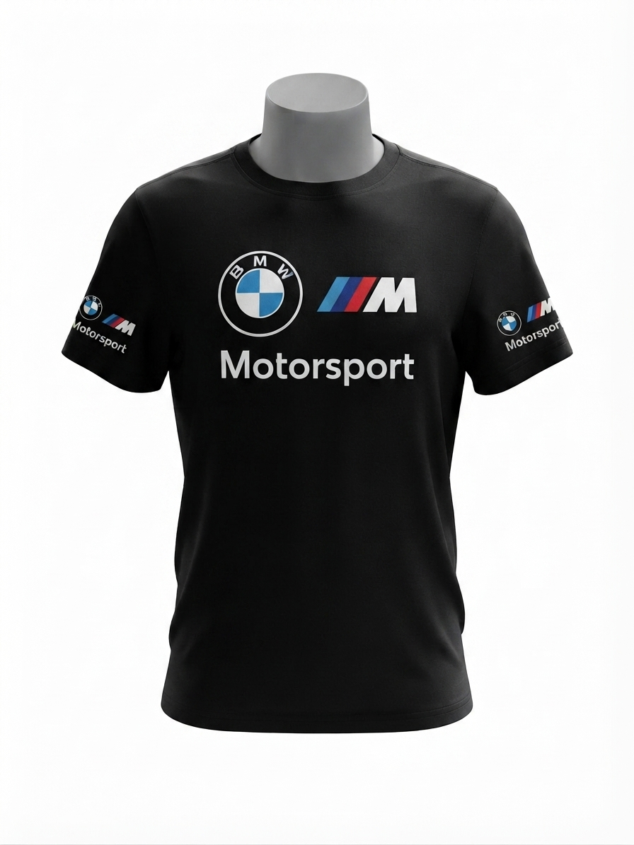 Siyah Motor Tişört